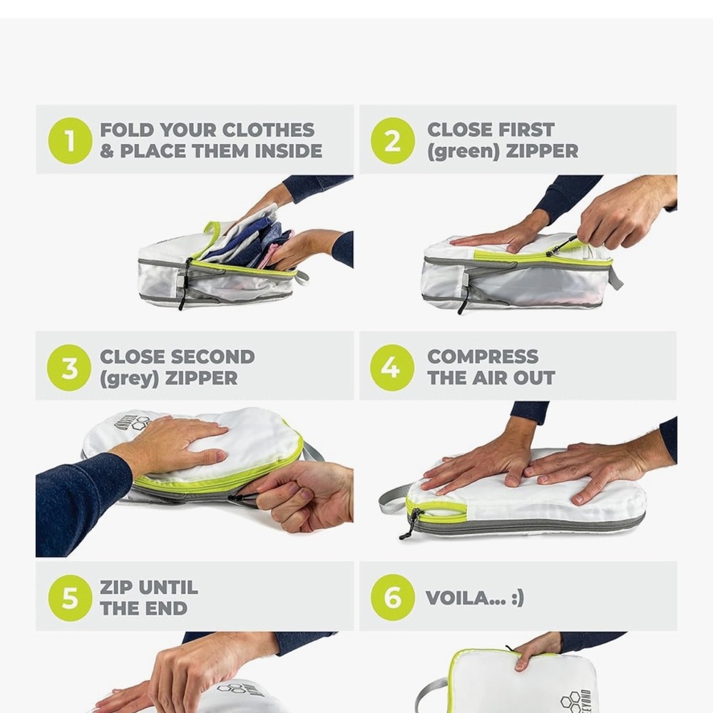 Beeyond Compression Packing Cubes - Picture 4 of 9